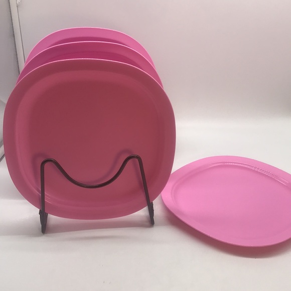 Tupperware Microwaveable Dessert Plate Set of 4 - Picture 3 of 13